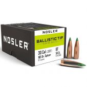 NOSLER Palle Ballistic Tip 308" 165gr SP Green Tip #30165 (50pz)