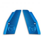 CZ 75 TS Guance Corte Zigrinato Blu
