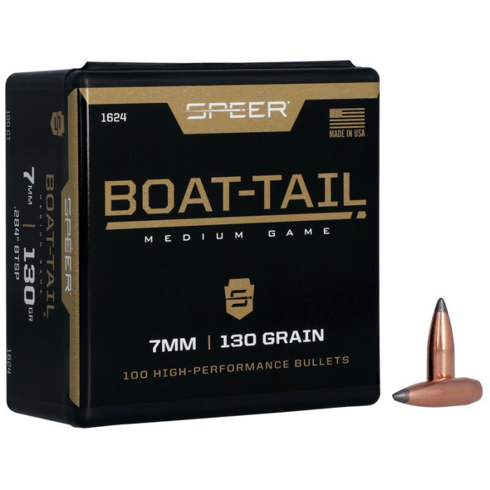SPEER Palle Boat Tail 284" 130gr Spitzer BTSP #1624 (100pz)