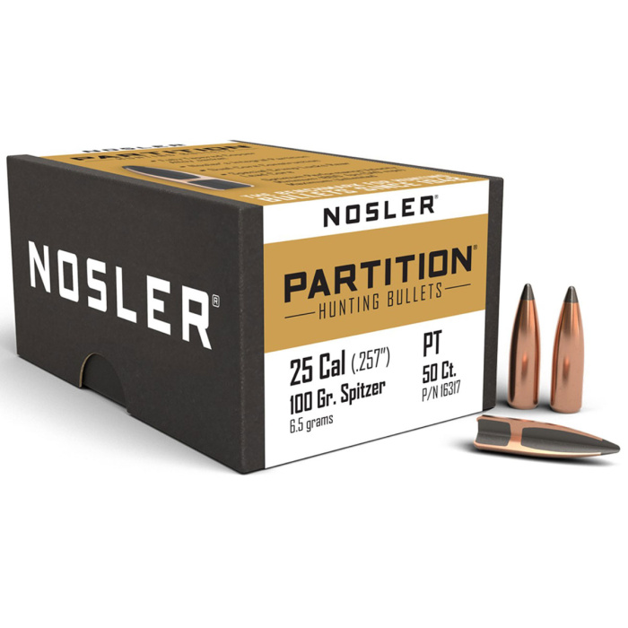 NOSLER Palle Partition 257" 100gr SP #16317 (50pz)
