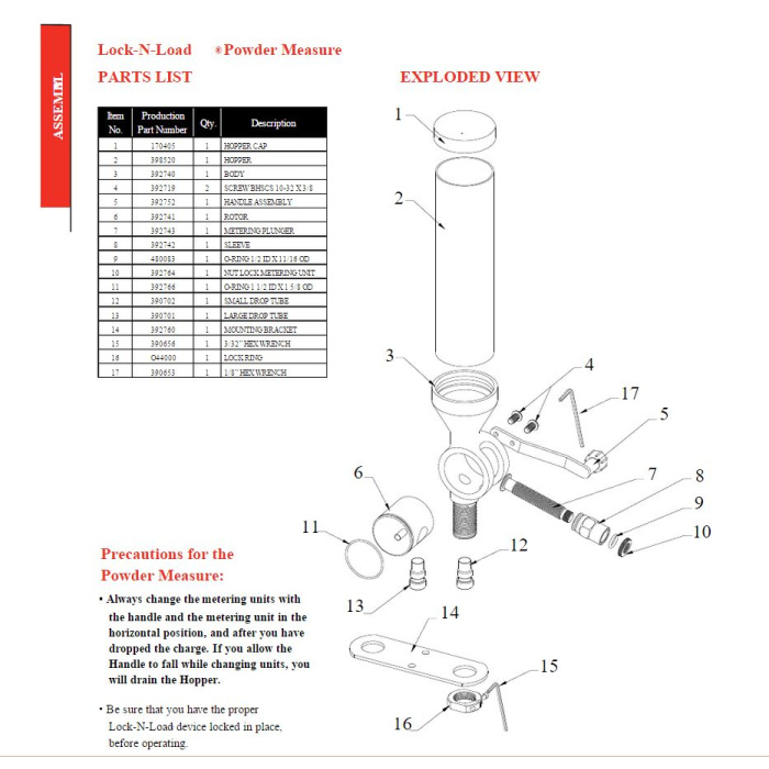 HORNADY Small Drop Tube #390702