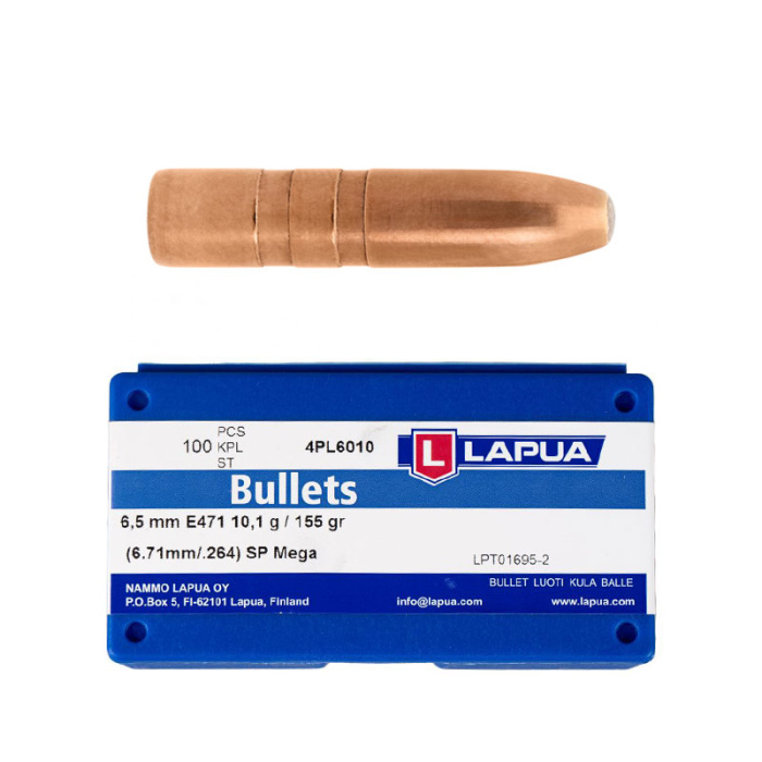 LAPUA Palle Mega SP E471 264" 156gr (100pz) #4PL6010