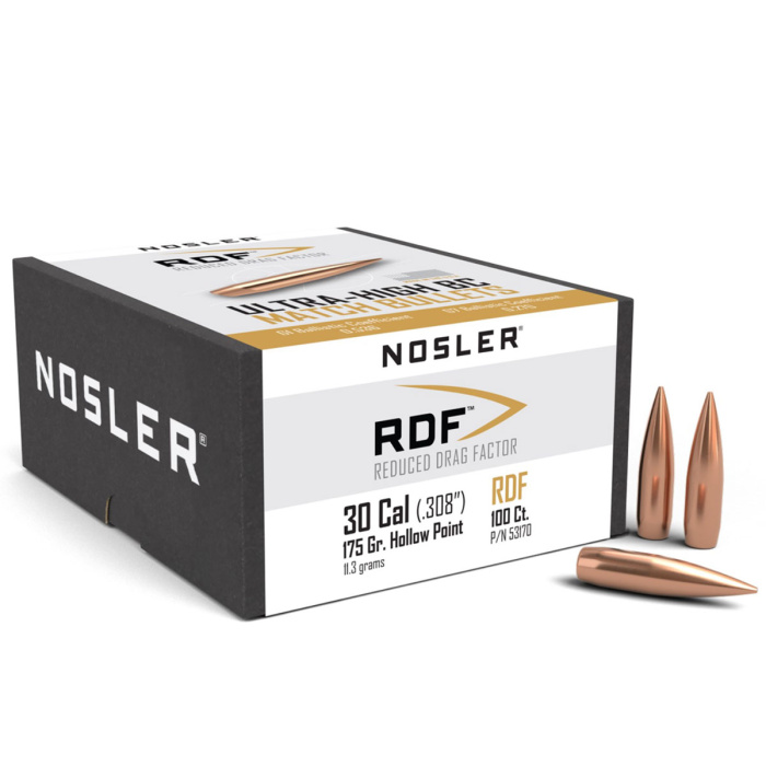 NOSLER Palle RDF 308" 175gr HP BT #53170 (100pz)
