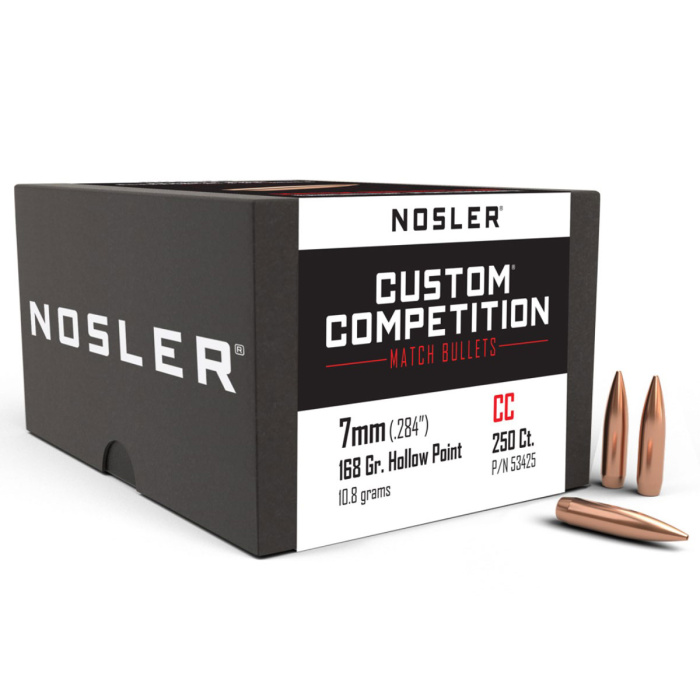 NOSLER Palle Competition 284" 168gr HPBT #53425 (250pz)
