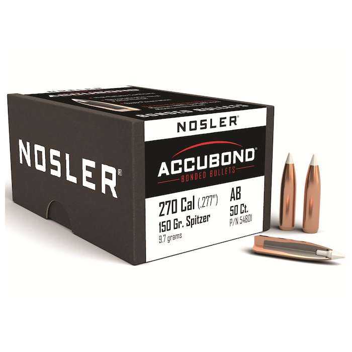 NOSLER Palle Accubond 277" 150gr BT #54801 (50pz)