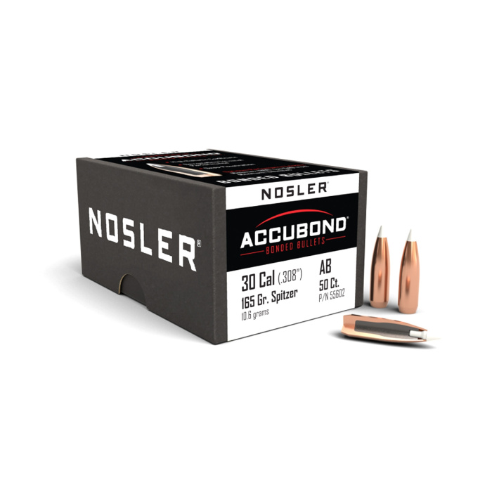 NOSLER Palle AccuBond 308" 165gr SP #55602 (50pz)