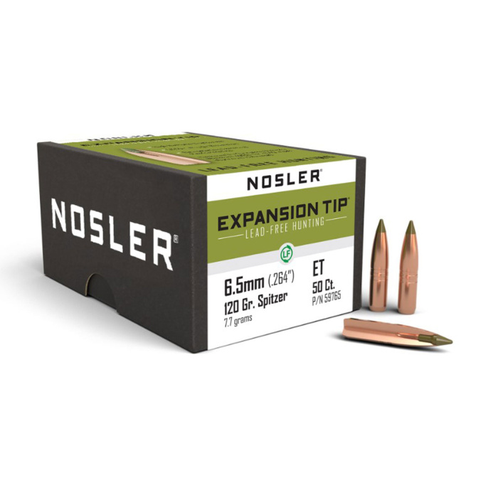 NOSLER Palle E-TIP 264" 120gr SP #59765 (50pz)