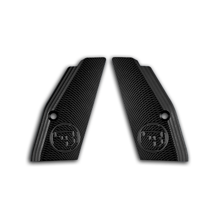 CZ 75 TS Guance Corte Zigrinato Nero