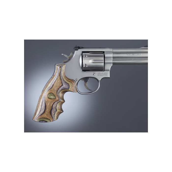 HOGUE Guance in Legno S&W K/L Round->Square Lamo Camo