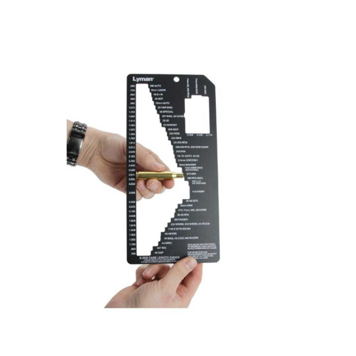LYMAN E-Zee Case Gauge Strumento Misurazione Lunghezza Bossolo #7832215