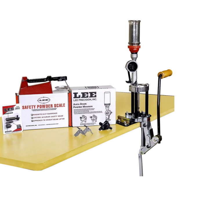 LEE Pressa Turret a 4 stazioni con Auto Index Value Kit Accessori #90928