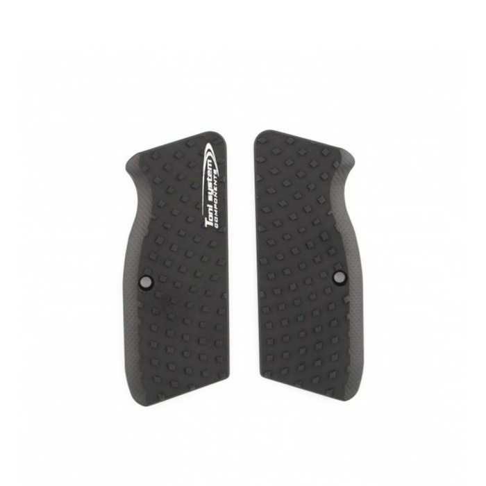 TONI SYSTEM Guance lunghe Vybram per Tanfoglio P19L-P21L-T95F Nero