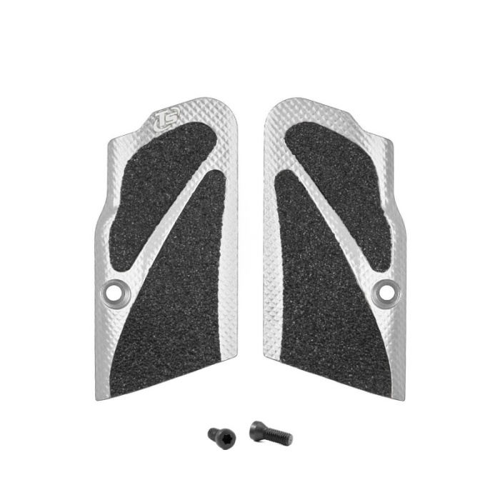 TONI SYSTEM Guancette X3D Corte - Fusto Large per Tanfoglio Argento