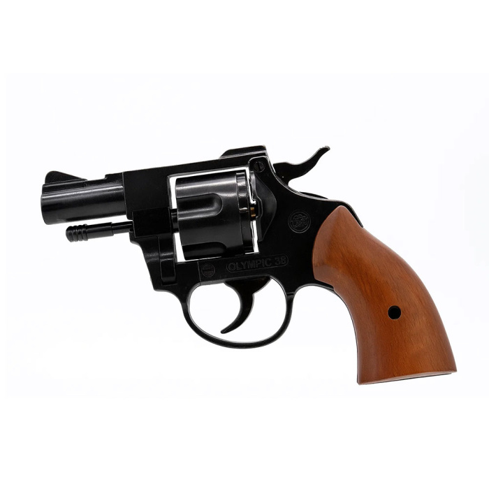 Revolver a Salve BRUNI Modello Olympic 38 Cal. 380 Top Firing Nera