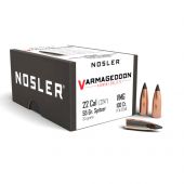 NOSLER Palle Varmageddon 224" 55gr FB Tipped Metallic-Black-Tip #17240 (100pz)