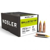 NOSLER Palle Ballistic Tip 277" 130gr SP Yellow Tip #27130 (50pz)