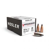 NOSLER Palle Varmageddon 308" 110gr FB Tipped Metallic-Black-Tip #34057 (100pz)