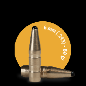 FOX Palle Classic Hunter 6mm (.243) 80gr (50pz)