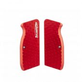 TONI SYSTEM Guance lunghe Vibram per Tanfoglio P19L-P21L-T95F Rosso