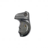 S&W Guance in Legno J Round Bateleur Silverblack Crockback/Stipple Laser Logo